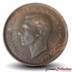 AUSTRALIE - PIECE de 1 Penny - George VI / Kangourou - 1944