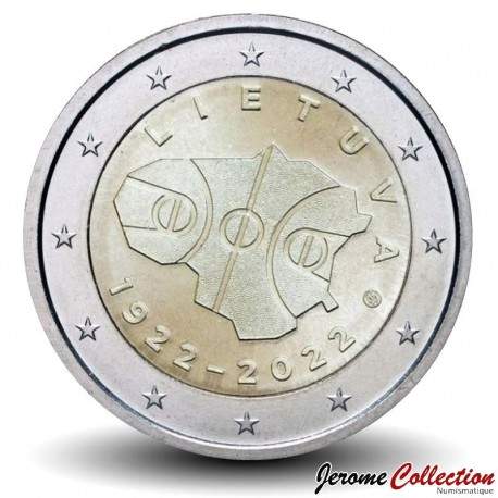 LITUANIE - PIECE de 2 Euros - Basket-ball - 2022 – Km274 – JeromeCollection
