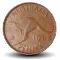 AUSTRALIE - PIECE de 1 Penny - Elizabeth II / Kangourou - (● Perth Mint) - 1963 – Km56 – JeromeCollection