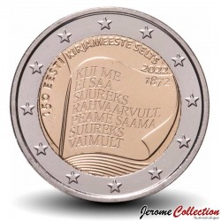ESTONIE - PIECE de 2 Euros - Société des Lettrés estoniens - 2022 – Km104 – JeromeCollection