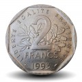 FRANCE - PIECE de 2 Francs - Jean Moulin - 1993 – Km1062 – JeromeCollection