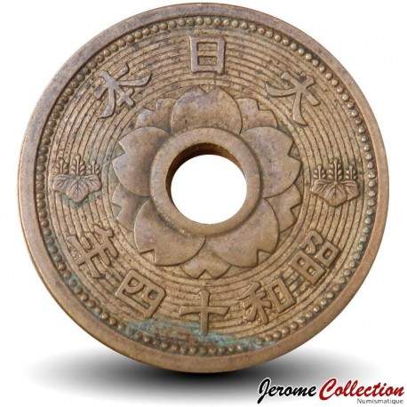 JAPON - PIECE de 10 Sen - Fleur de chrysanthème - 年四十和昭 - 1939 – Y58 – JeromeCollection