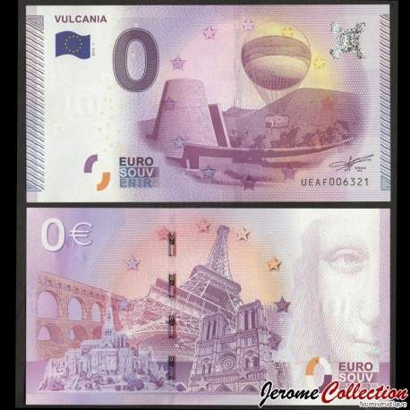 BILLET TOURISTIQUE - ZERO 0 EURO - FRANCE - VULCANIA - UEAF - 2015-1 – N217787 – JeromeCollection