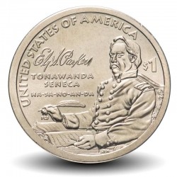 ETATS UNIS / USA - PIECE de 1 Dollar - Native american / Sacagawea - Ely Samuel Parker - P - 2022 – Km767 –
