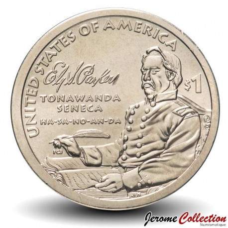 ETATS UNIS / USA - PIECE de 1 Dollar - Native american / Sacagawea - Ely Samuel Parker - P - 2022 – Km767 –