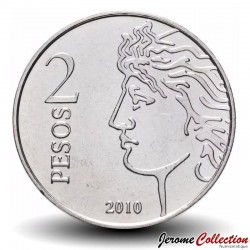 ARGENTINE - PIECE de 2 Pesos - Création de la banque centrale - 2010