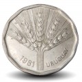 URUGUAY - PIECE de 2 Nuevo Pesos - FAO - 1981 – Km77 – JeromeCollection