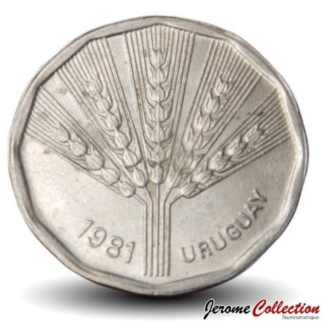 URUGUAY - PIECE de 2 Nuevo Pesos - FAO - 1981 – Km77 – JeromeCollection