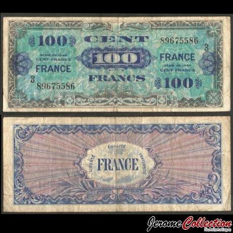 FRANCE - Billet de 100 Francs - Bloc 3 - 1944 – P123c – JeromeCollection