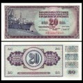 YOUGOSLAVIE - Billet de 20 Dinara - 04 XI 1981