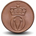 NORVEGE - PIECE de 2 Øre - Petit coq de bruyère- 1972 – Km410 – JeromeCollection