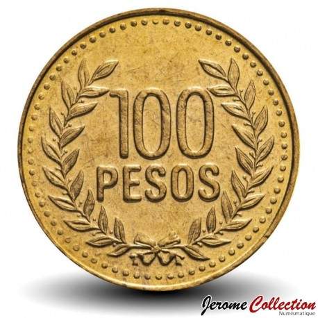 COLOMBIE - PIECE de 100 PESOS - Armoiries de la Colombie - 2008 – Km285 – JeromeCollection