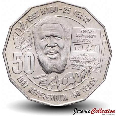 AUSTRALIE - PIECE de 50 Cents - Fierté et passion / Mabo - 2017 – Km3366 – JeromeCollection