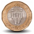 MEXIQUE - PIECE de 20 Pesos - Chute de Mexico-Tenochtitlan - Bimétal - 2021 – Km997 – JeromeCollection