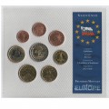 SLOVENIE - SET / LOT de 8 PIECES de 1 2 5 10 20 50 Centimes - 1 2 Euro (Blister) - 2007 – Km68 69 70 71 72 73 74 75 –