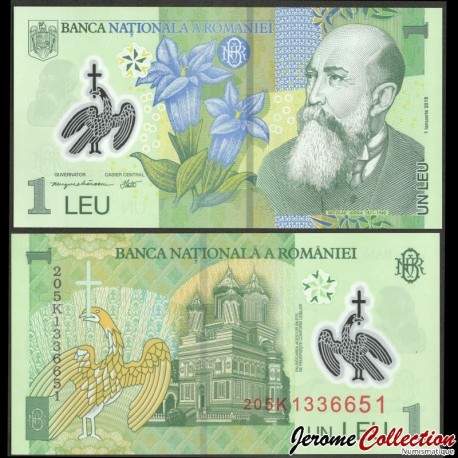 ROUMANIE - Billet de 1 Leu - Polymer - 2020 – P117m – JeromeCollection