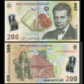 ROUMANIE - Billet de 200 Lei - Lucian Blaga - Polymer - 2021 – P122k – JeromeCollection