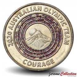 AUSTRALIE - PIECE de 2 Dollars - Jeux Olympiques de Tokyo - Courage - 2020 – Km3911 – JeromeCollection