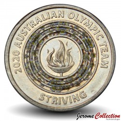 AUSTRALIE - PIECE de 2 Dollars - Jeux Olympiques de Tokyo - Combativité (Striving) - 2020 – KM3916 – JeromeCollection