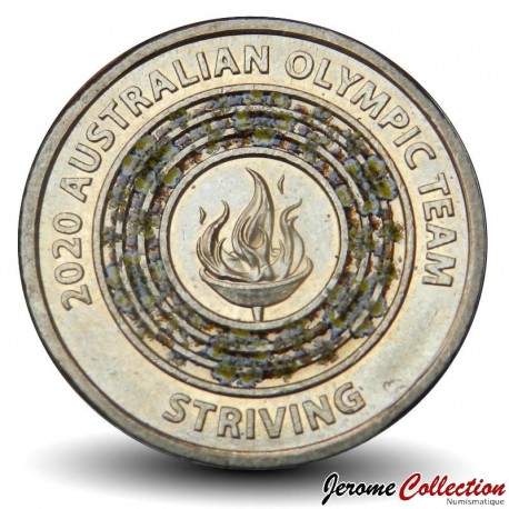 AUSTRALIE - PIECE de 2 Dollars - Jeux Olympiques de Tokyo - Combativité (Striving) - 2020 – KM3916 – JeromeCollection