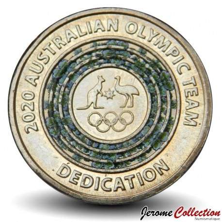 AUSTRALIE - PIECE de 2 Dollars - Jeux Olympiques de Tokyo - Dévouement (Dedication) - 2020 – Km3912 – JeromeCollection