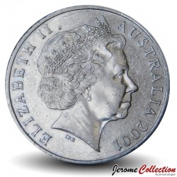 AUSTRALIE - PIECE de 20 Cents - Décès de Donald Bradman - 2001