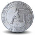 AUSTRALIE - PIECE de 20 Cents - Décès de Donald Bradman - 2001 – Km589 – JeromeCollection