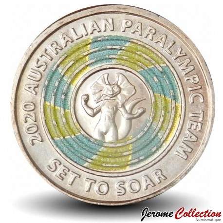 AUSTRALIE - PIECE de 2 Dollars - Jeux paralympiques de Tokyo - Prêts à s'envoler - 2020 – KM3915 – JeromeCollection