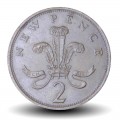 ROYAUME UNI - PIECE de 2 Pence - L'insigne du prince de Galles - 2e effigie - 1979 – Km916 – JeromeCollection