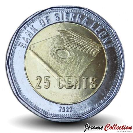 SIERRA LEONE - Pièce de 25 Cents - Bassie Sorie Kondi - 2022 – Km506 – JeromeCollection
