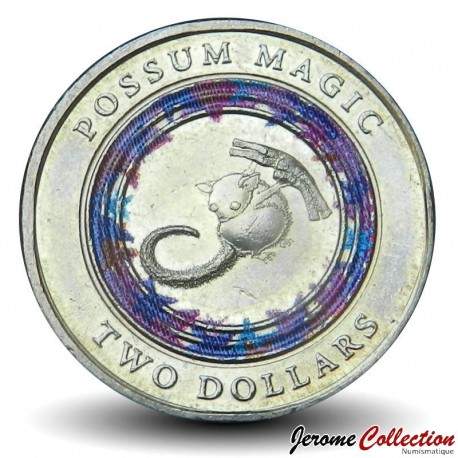 AUSTRALIE - PIECE de 2 Dollars - Possum Magic - Hush peut revoir sa queue - 2017 – Km3399 – JeromeCollection