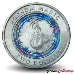 AUSTRALIE - PIECE de 2 Dollars - Possum Magic - Hush le bébé opossum suspendu - 2017 – Km3401 – JeromeCollection
