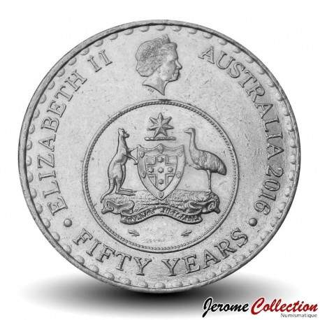 AUSTRALIE - PIECE de 20 Cents - 50 ans de la devise "Decimal" - 2016 – Km2223 – JeromeCollection