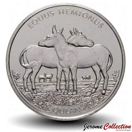 KAZAKHSTAN - PIECE de 100 Tenge - Anes sauvages Kulan - 2021 – Km533 – JeromeCollection