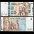 TADJIKISTAN - Billet de 20 Somoni - Avicenne - 2021 – P25d – JeromeCollection