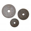 DANEMARK - SET / LOT de 3 PIECES de 1 2 3 Ore - Christian X - 1928 – Km826 827 828 – JeromeCollection