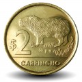 URUGUAY - PIECE de 2 Pesos - Carpincho (Rongeur) - 2019 – Km136 – JeromeCollection