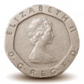 ROYAUME UNI - PIECE de 20 Pence - La rose des Tudor - 1983 – Km931 – JeromeCollection