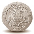ROYAUME UNI - PIECE de 20 Pence - La rose des Tudor - 1983 – Km931 – JeromeCollection