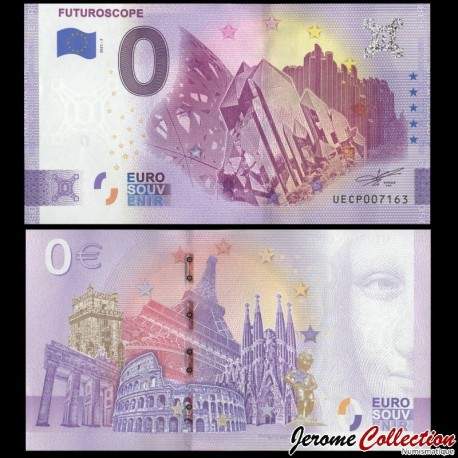 BILLET TOURISTIQUE - ZERO 0 EURO - FRANCE - FUTUROSCOPE - UECP - 2021-7 – N345382 – JeromeCollection