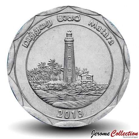 SRI LANKA - PIECE de 10 Roupies - District de Matara - Le phare de Devinuwara - 2013 – Km 207 – JeromeCollection