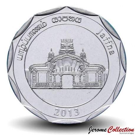 SRI LANKA - PIECE de 10 Roupies - District de Jaffna - Temple Nallur Kovil - 2013 – Km 199 – JeromeCollection