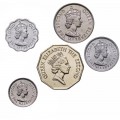 BELIZE - SET / LOT de 5 PIECES - 1 5 10 25 Cents 1 Dollar - 1974 / 2022 – Km33 34 35 36 99 – JeromeCollection