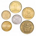 ESTONIE - SET / LOT de 6 PIECES - 10 20 50 Senti 1 5 Krooni - 1994 / 2008 – Km22 23 24 30 35 44 – JeromeCollection