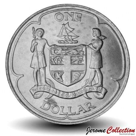 FIDJI - PIECE de 1 Dollar - Elizabeth II (2eme effigie) - 1969 – Km32 – JeromeCollection