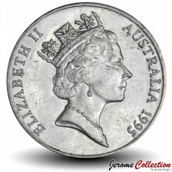 AUSTRALIE - PIECE de 20 Cents - 50e anniversaire de l'ONU - 1995