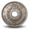 NORVEGE - PIECE de 1 Krone - Croix formée de 4 monogrammes d'Haakon VII - 1950 – Km385 – JeromeCollection