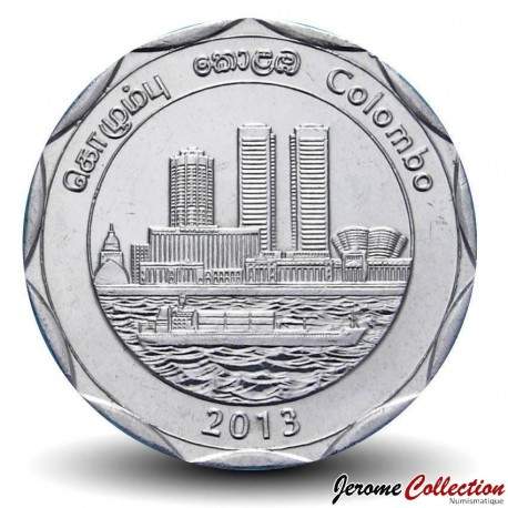 SRI LANKA - PIECE de 10 Roupies - District de Colombo - 2013 – Km195 – JeromeCollection