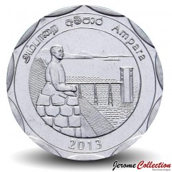 SRI LANKA - PIECE de 10 Roupies - District d'Ampara - 2013 – Km191 – JeromeCollection