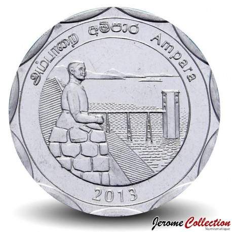 SRI LANKA - PIECE de 10 Roupies - District d'Ampara - 2013 – Km191 – JeromeCollection